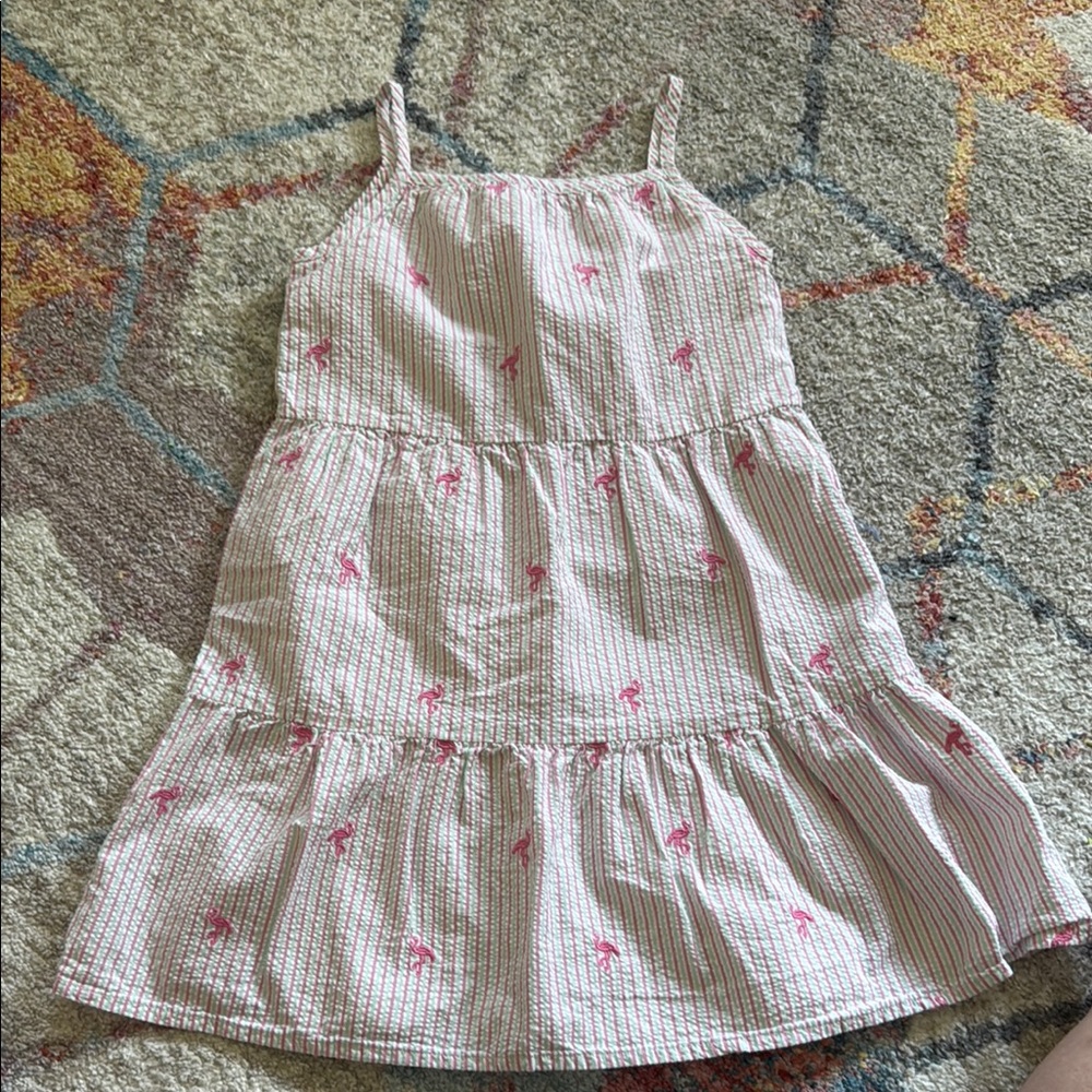 Gymboree Striped Flamingo Dress